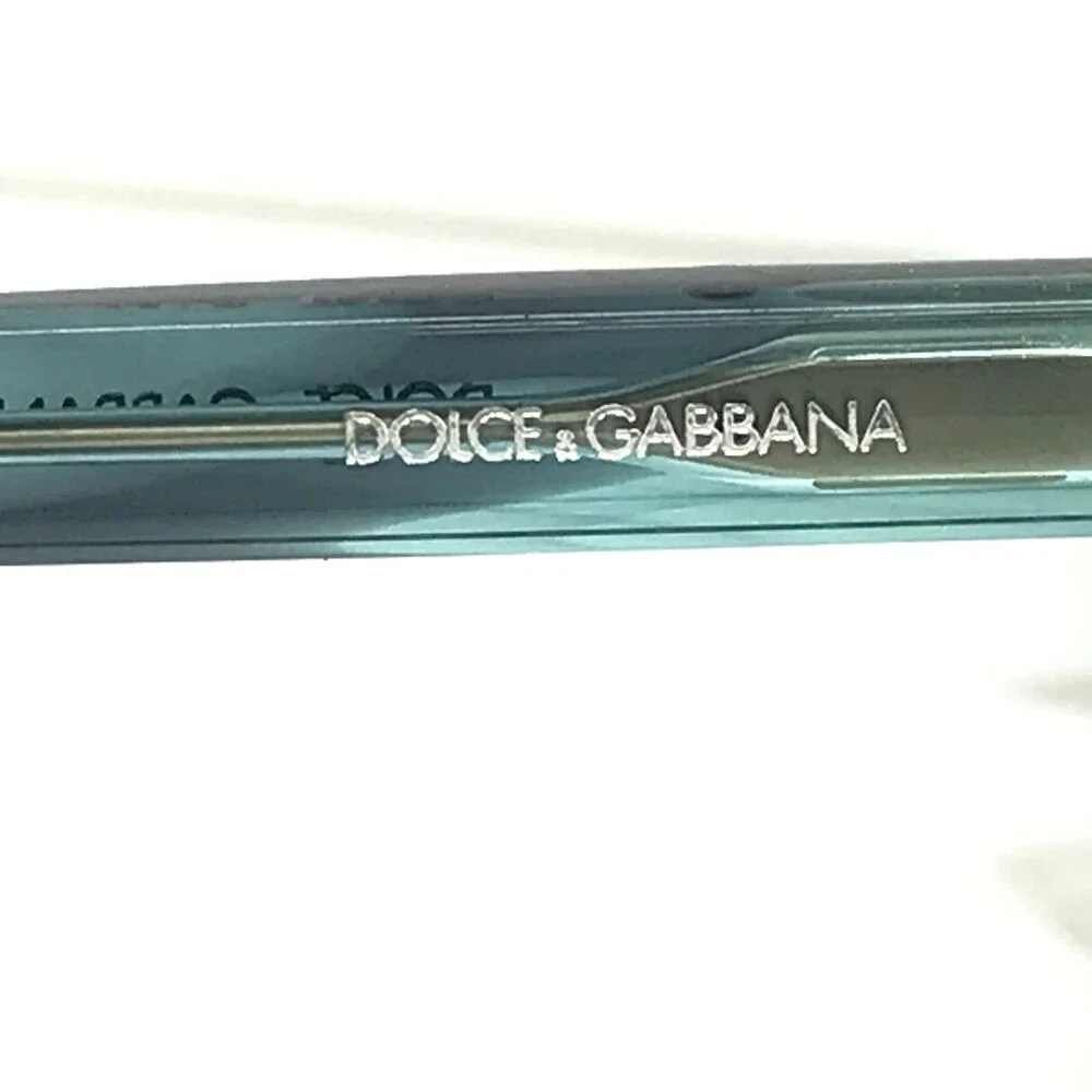 Dolce & Gabbana Eyeglasses Frames DG3240 3010 Blue Horn Round Full Rim 51-20-140